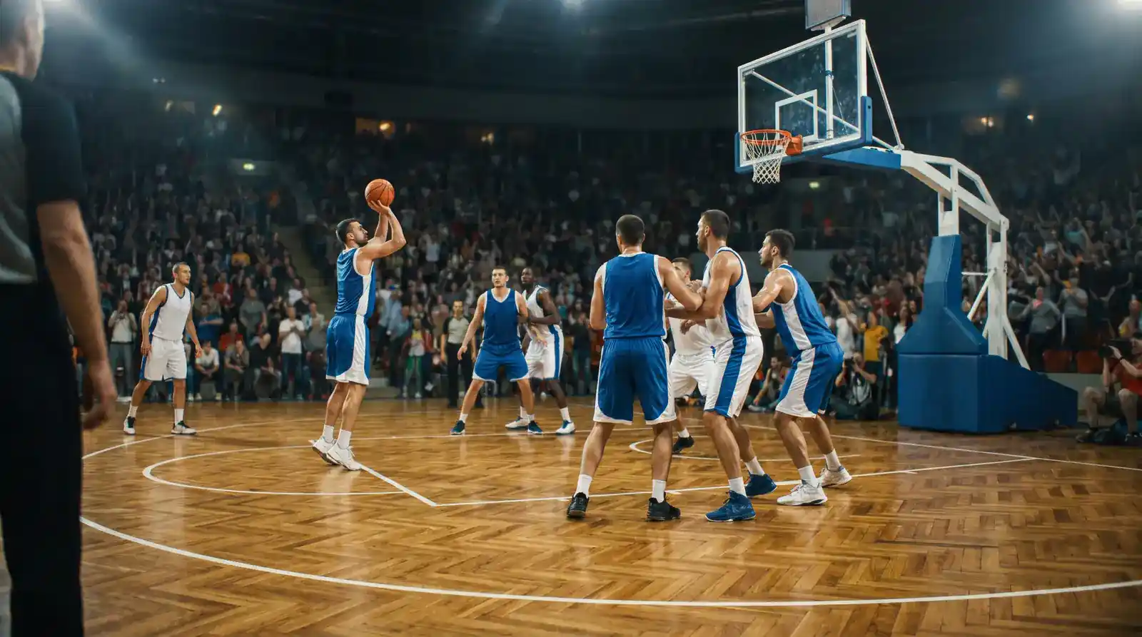 Nazionale italiana di basket in azione durante una partita di EuroBasket 2025