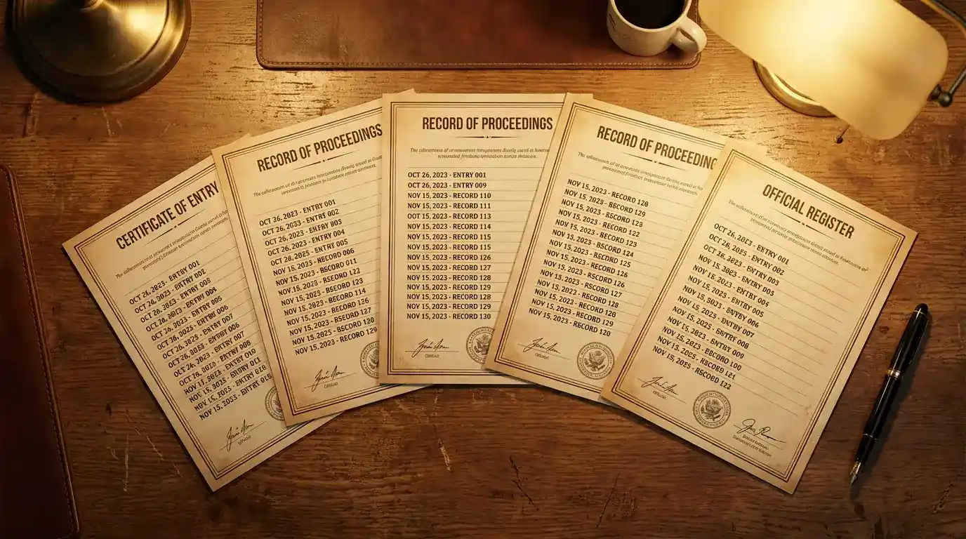 Documenti su scrivania con elenco delle squadre con licenza pluriennale Eurolega