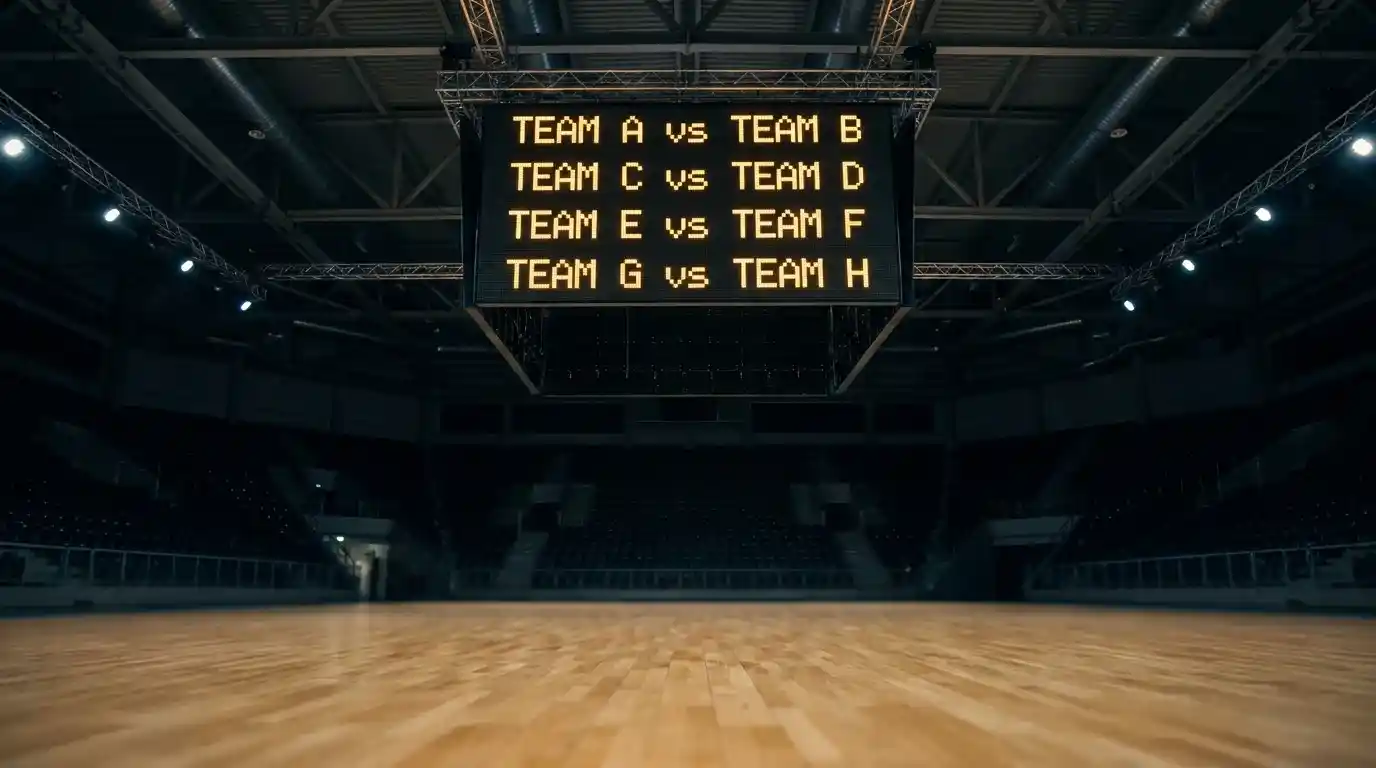 Tabellone luminoso che mostra l'accesso alla Final Four di Eurolega